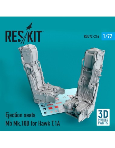 Ejection seats Mb Mk.10B for Hawk T.1A (3D Printed) 