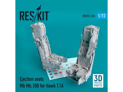 Ejection seats Mb Mk.10B for Hawk T.1A (3D Printed) 