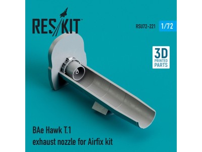 BAe Hawk T.1 exhaust nozzle for Airfix kit (3D Printed) 