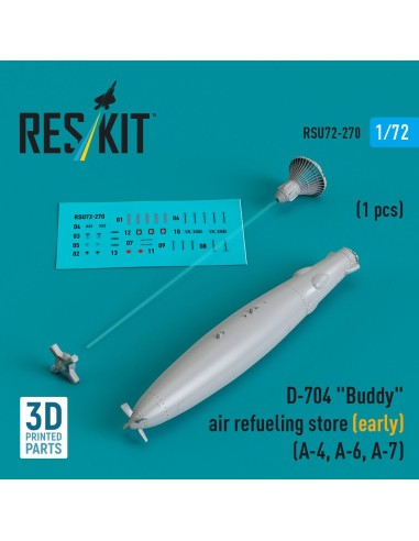 D-704 Buddy air refueling store (early) (1 pcs) (A-4, A-6, A-7) (3D Printed) 