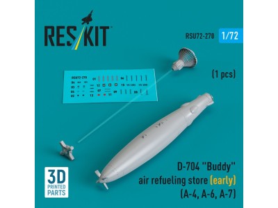 D-704 Buddy air refueling store (early) (1 pcs) (A-4, A-6, A-7) (3D Printed) 