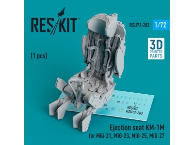Ejection seat KM-1M for MiG-21, MiG-23, MiG-25, MiG-27 (1 pcs) (3D Printed) 