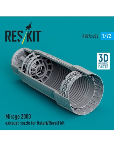 Mirage 2000 exhaust nozzle for Italeri/Revell kit (3D Printed) 