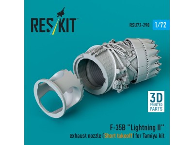 F-35B Lightning II exhaust nozzle (Short takeoff) for Tamiya kit (3D printed) 
