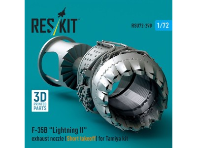 F-35B Lightning II exhaust nozzle (Short takeoff) for Tamiya kit (3D printed) 