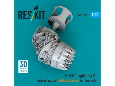 F-35B Lightning II exhaust nozzle (Vertical Landing) for Tamiya kit (3D printed) 