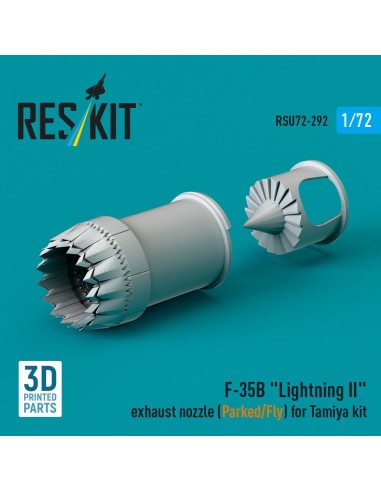 F-35B Lightning II exhaust nozzle (Parked/Fly) for Tamiya kit (3D printed) 