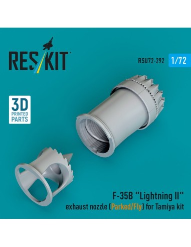 F-35B Lightning II exhaust nozzle (Parked/Fly) for Tamiya kit (3D printed) 