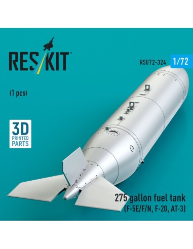 275 gallon fuel tank (F-5E/F/N, F-20, AT-3) (1 pcs) (3D Printed) 