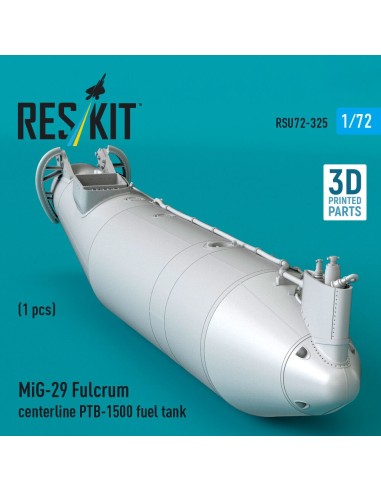 MiG-29 Fulcrum centerline PTB-1500 fuel tank (1 pcs) (3D Printed) 