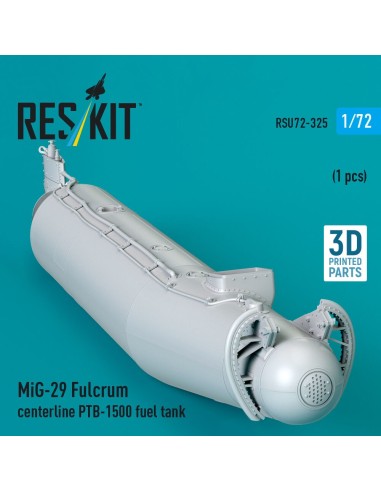 MiG-29 Fulcrum centerline PTB-1500 fuel tank (1 pcs) (3D Printed) 