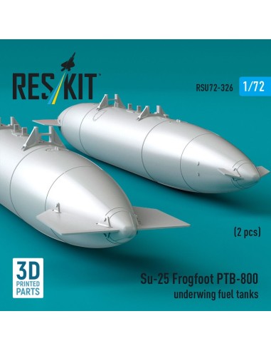 Su-25 Frogfoot PTB-800 underwing fuel tanks (2 pcs) (3D Printed) 