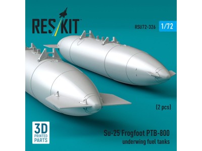 Su-25 Frogfoot PTB-800 underwing fuel tanks (2 pcs) (3D Printed) 