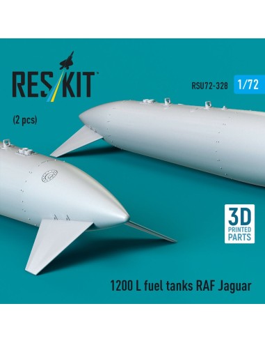1200 L fuel tanks RAF Jaguar (2 pcs) (3D Printed) 