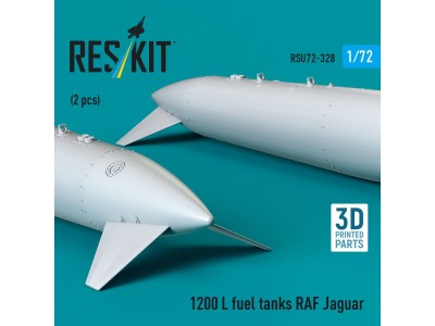1200 L fuel tanks RAF Jaguar (2 pcs) (3D Printed) 