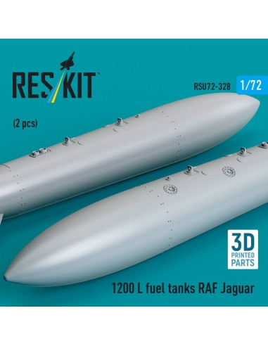 1200 L fuel tanks RAF Jaguar (2 pcs) (3D Printed) 