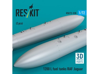 1200 L fuel tanks RAF Jaguar (2 pcs) (3D Printed) 