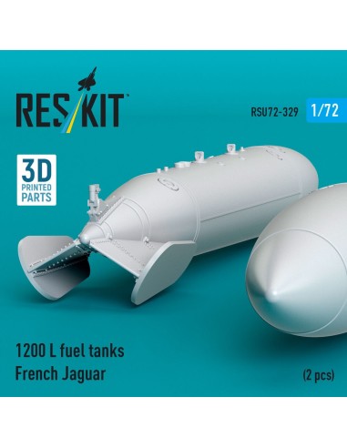 1200 L fuel tanks French Jaguar (2 pcs) (3D Printed) 