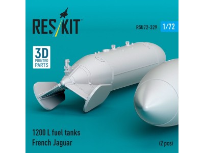 1200 L fuel tanks French Jaguar (2 pcs) (3D Printed) 