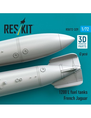 1200 L fuel tanks French Jaguar (2 pcs) (3D Printed) 