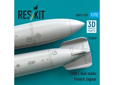 1200 L fuel tanks French Jaguar (2 pcs) (3D Printed) 