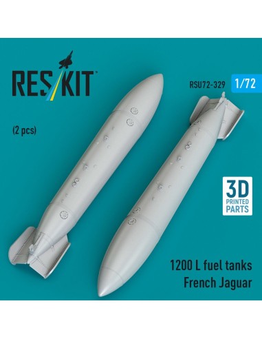 1200 L fuel tanks French Jaguar (2 pcs) (3D Printed) 