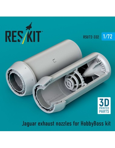 Jaguar exhaust nozzles for HobbyBoss kit (3D Printed) 