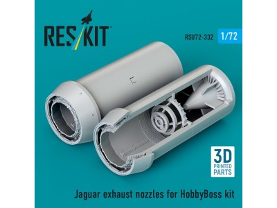 Jaguar exhaust nozzles for HobbyBoss kit (3D Printed) 