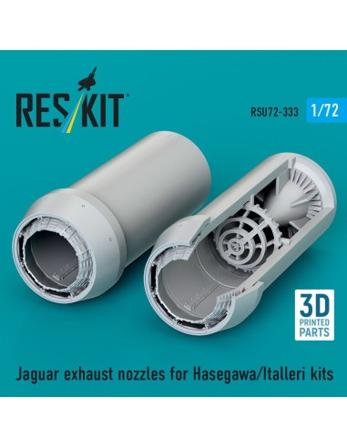 Jaguar exhaust nozzles for Hasegawa/Italleri kits (3D Printed) 