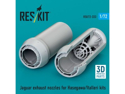 Jaguar exhaust nozzles for Hasegawa/Italleri kits (3D Printed) 