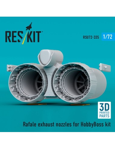Rafale exhaust nozzles for HobbyBoss kit (3D Printed) 
