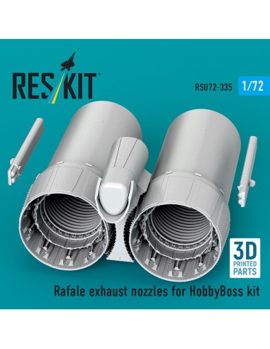 Rafale exhaust nozzles for HobbyBoss kit (3D Printed) 