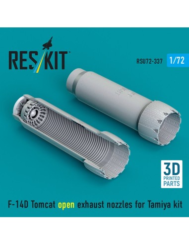 F-14D Tomcat open exhaust nozzles for Tamiya kit (3D Printed) 