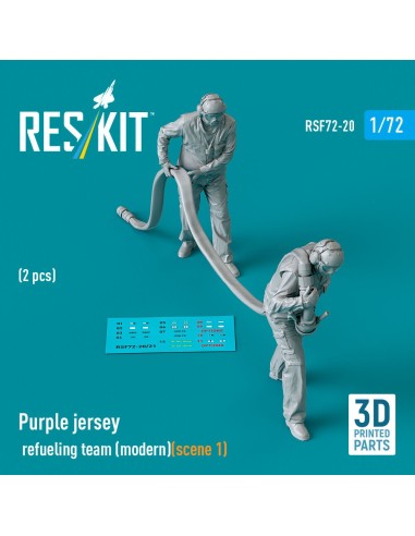 Purple jersey refueling team (modern) (scene 1) (2 pcs) (3D Printed) 