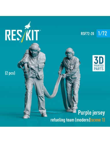 Purple jersey refueling team (modern) (scene 1) (2 pcs) (3D Printed) 