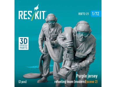 Purple jersey refueling team (modern) (scene 2) (2 pcs) (3D Printed) 