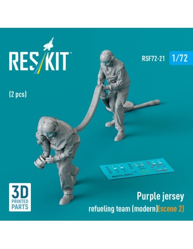 Purple jersey refueling team (modern) (scene 2) (2 pcs) (3D Printed) 