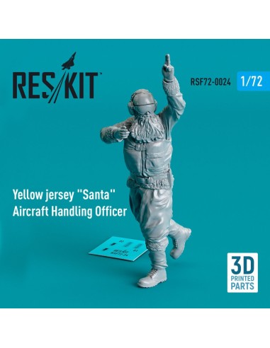 Yellow jersey Santa Aircraft Handling Officer (1 pcs) (3D Printed) 