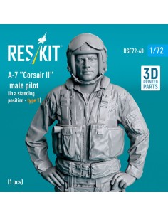 A-7 Corsair II male pilot (in a standing position - type 1) (1 pcs) (3D Printed) 