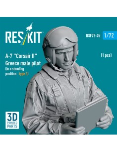 A-7 Corsair II Greece male pilot (in a standing position - type 3) (1 pcs) (3D Printed) 