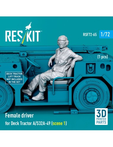 Female driver for Deck Tractor A/S32A-49 (scene 1) (1 pcs) (3D Printed) 
