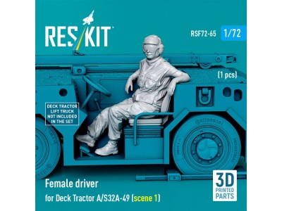 Female driver for Deck Tractor A/S32A-49 (scene 1) (1 pcs) (3D Printed) 