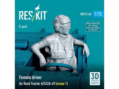 Female driver for Deck Tractor A/S32A-49 (scene 1) (1 pcs) (3D Printed) 