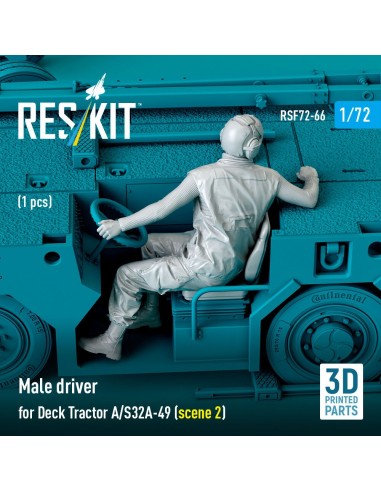 Male driver for Deck Tractor A/S32A-49 (scene 2) (1 pcs) (3D Printed) 