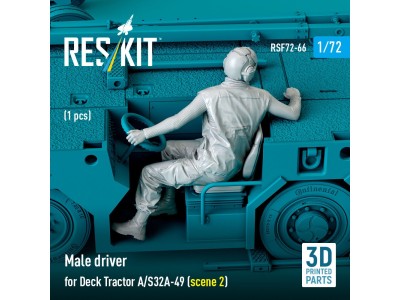 Male driver for Deck Tractor A/S32A-49 (scene 2) (1 pcs) (3D Printed) 