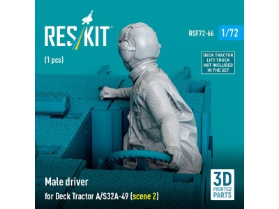 Male driver for Deck Tractor A/S32A-49 (scene 2) (1 pcs) (3D Printed) 