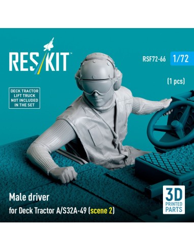 Male driver for Deck Tractor A/S32A-49 (scene 2) (1 pcs) (3D Printed) 