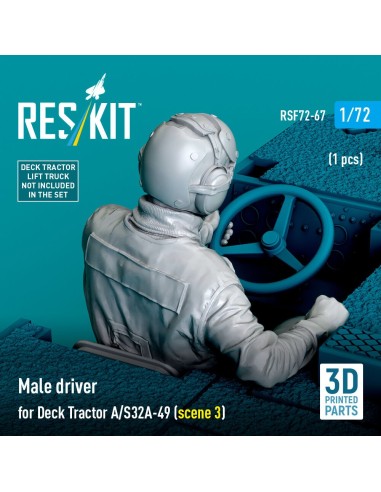 Male driver for Deck Tractor A/S32A-49 (scene 3) (1 pcs) (3D Printed) 