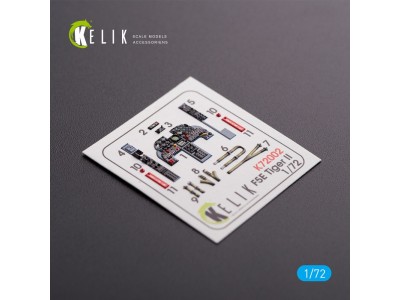 F-5E Tiger II early series interior 3D decals for Dream Model kit 
