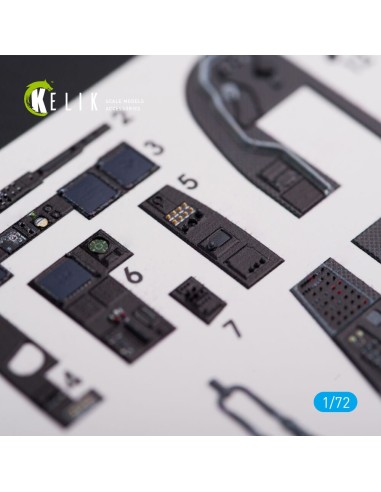 V-22 Osprey interior 3D decals for Hasegawa kit 